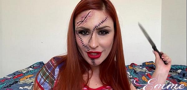  Punheta Guiada Especial Halloween - Chucky - Vem gozar pra sua boneca assassina!